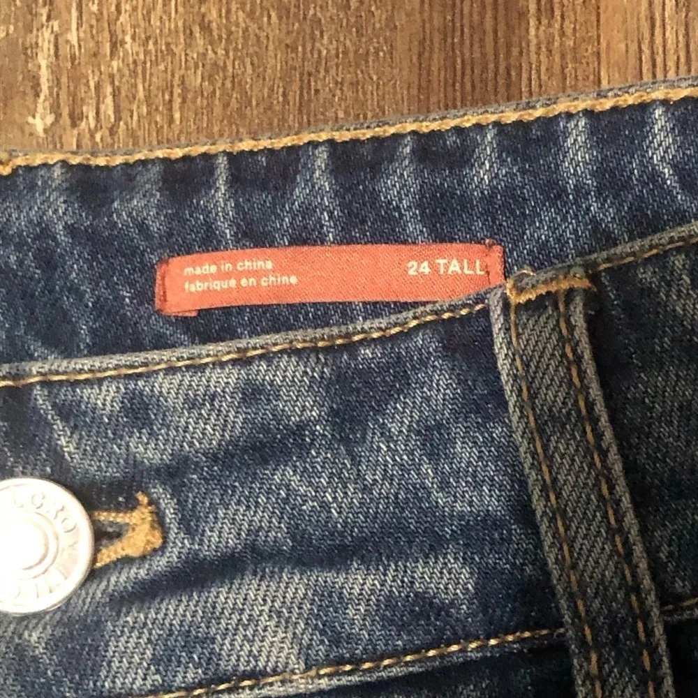 Pilcro Jeans Women's 24T The Icon Barrel Leg High Rise Medium Wash Denim